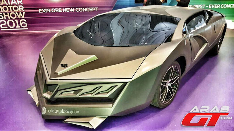 Illustration for article titled Qatar's First-Ever Sports Car Is Unveiled, But Maybe That Wasn't Such A Hot Idea